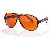 BluBlocker Original Aviator Sunglasses | Retro | Blocks 100% of Blue & UV light | For Men & Women | Reduce Glare & Eye Stress