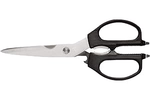 Shun 鶹 DM7300 Multi-Purpose Shears, Black/Silver