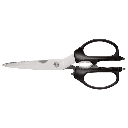 Trudeau Poultry Shears – Red Kitchen Scissors For Cutting Bones, Cartilage & More