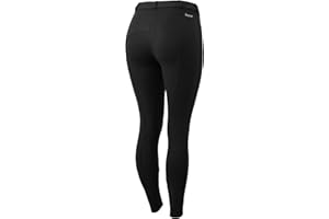 HORZE Active Women's Horse Riding Silicone Grip Full Seat Breeches | Midrise Waist with Front Pocket
