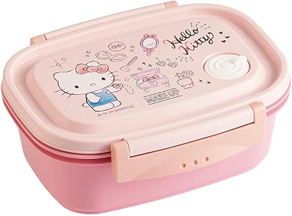 Amazon Co Jp スケーター ラク軽 軽い 弁当箱 M レンジ対応 550ml ハローキティ シール容器 保存容器 サンリオ Xpm4 ホーム キッチン