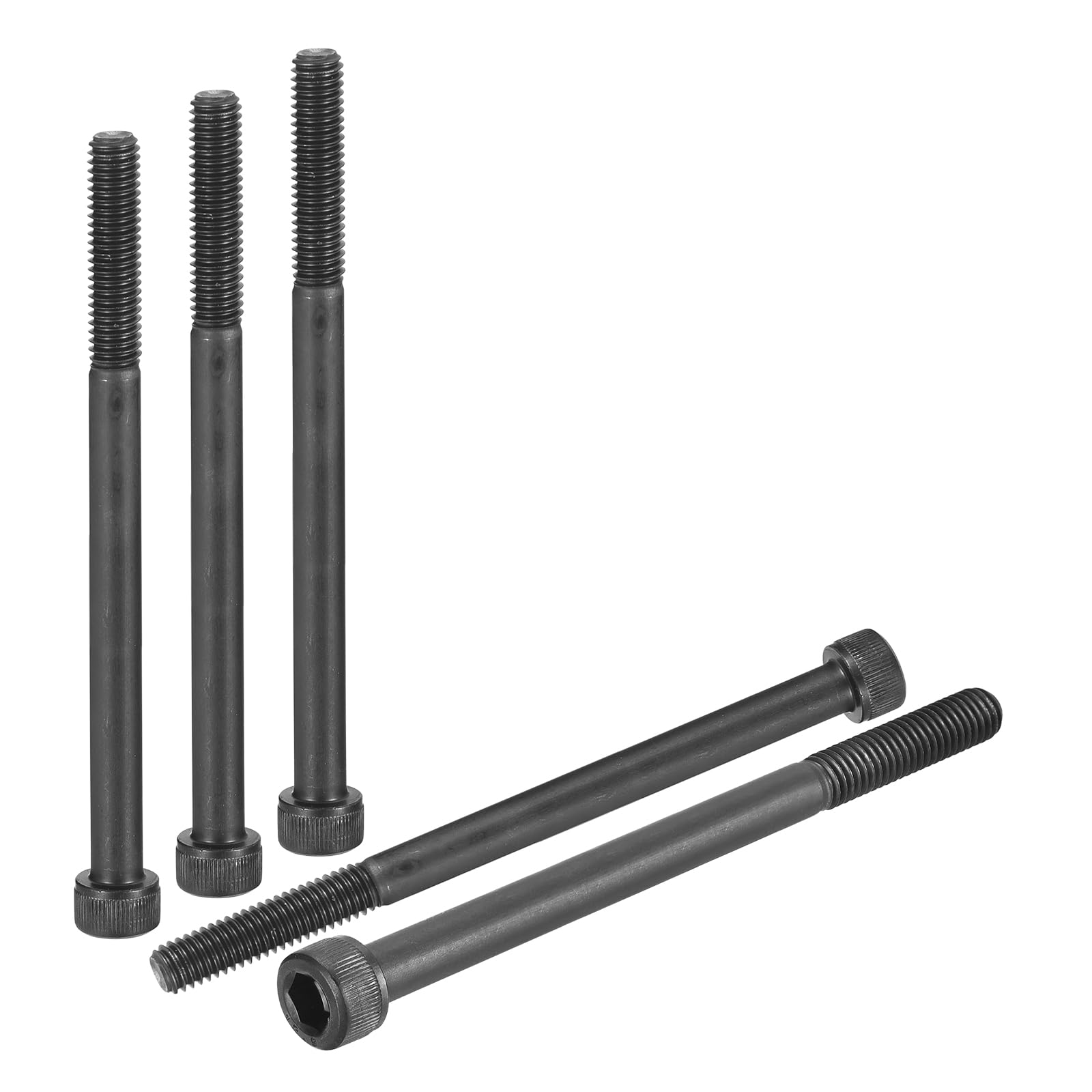 DTGN M6-1x90 Socket Head Cap Screws Bolts - 10Pack - Good for Road Bicycle, Mountain Bike, Auto, Motorcycle - Carbon Steel Hex Head Metric Screws, Black