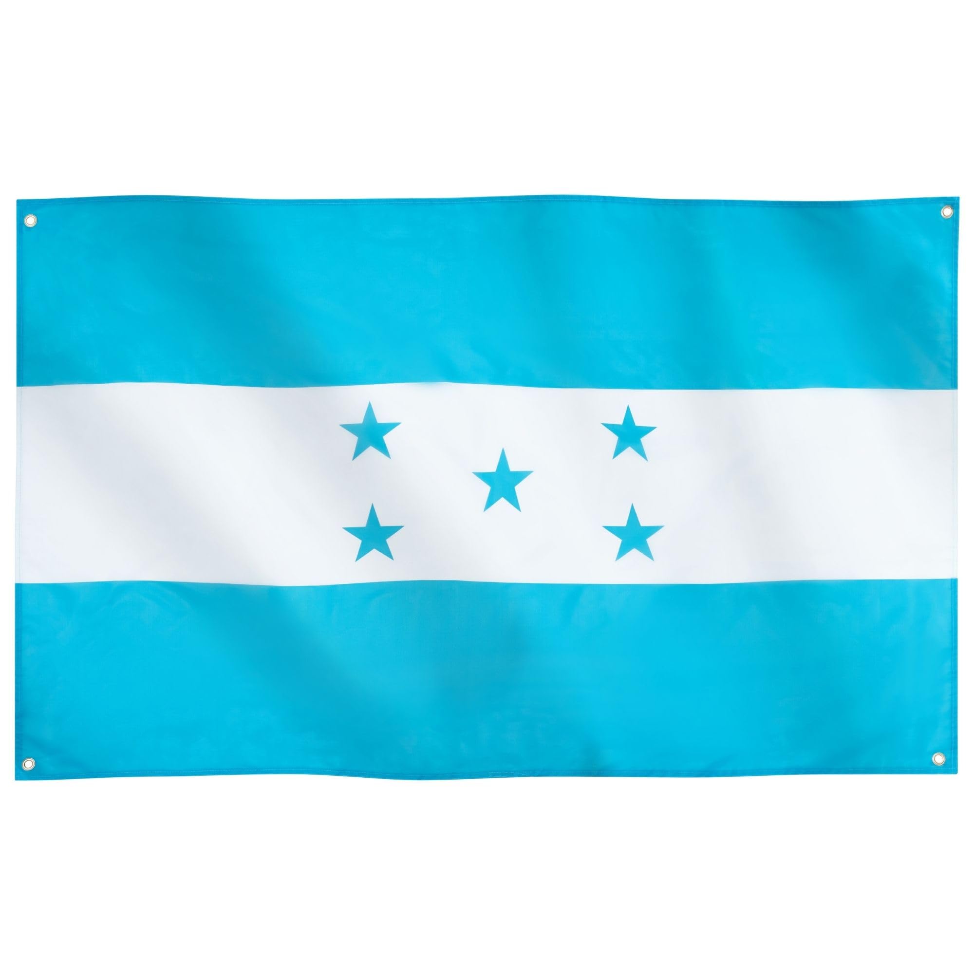 Runesol Honduras Flag, 91x152cm, 3ft x 5ft, 4 Grommets, Eyelet In Every Corner, The Republic Of Honduras Flag, Republica de Honduras, Premium Flags, Inside, Outside, Vivid Colours. — image 1