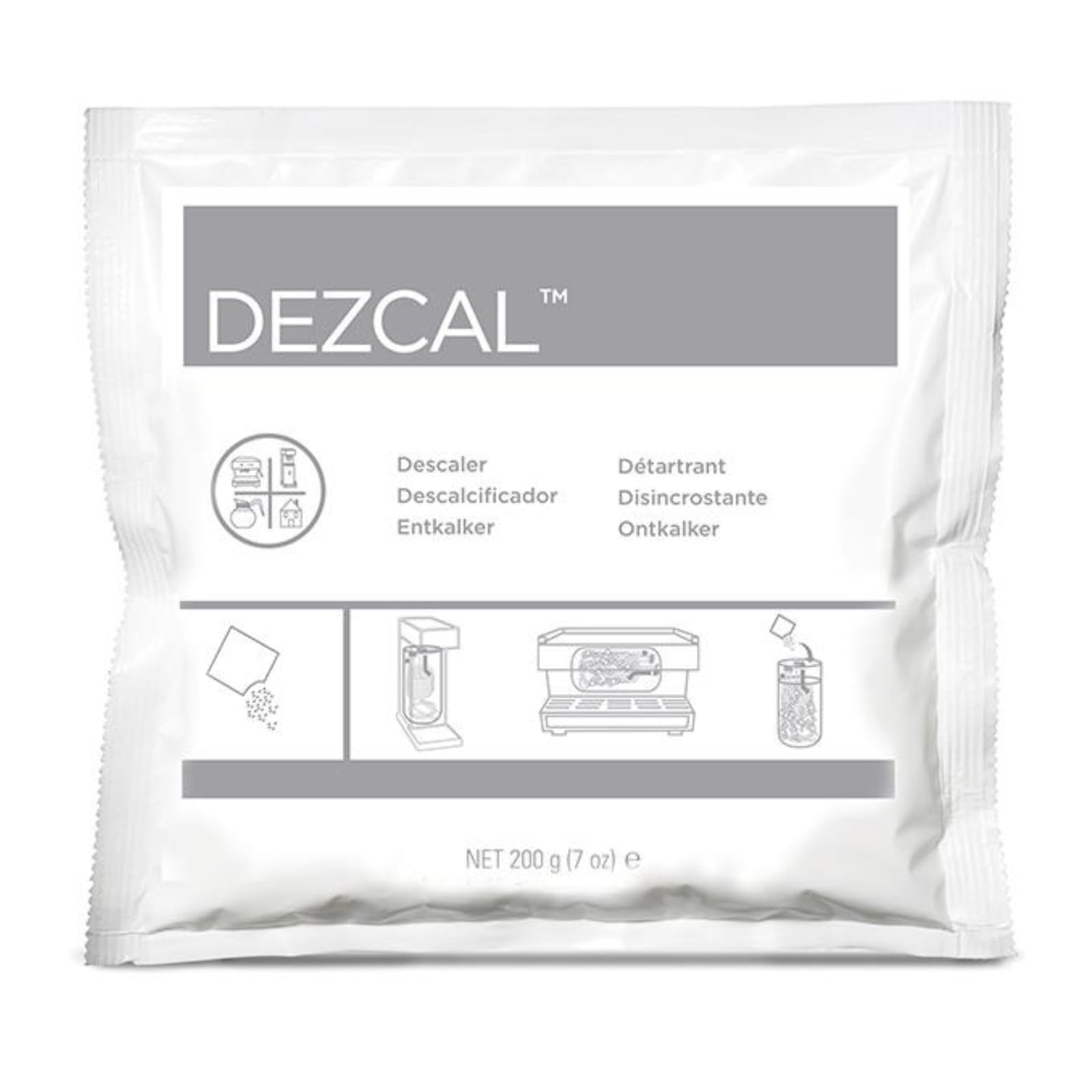 Urnex Dezcal Activated Scale Remover Powder Sachets 200g