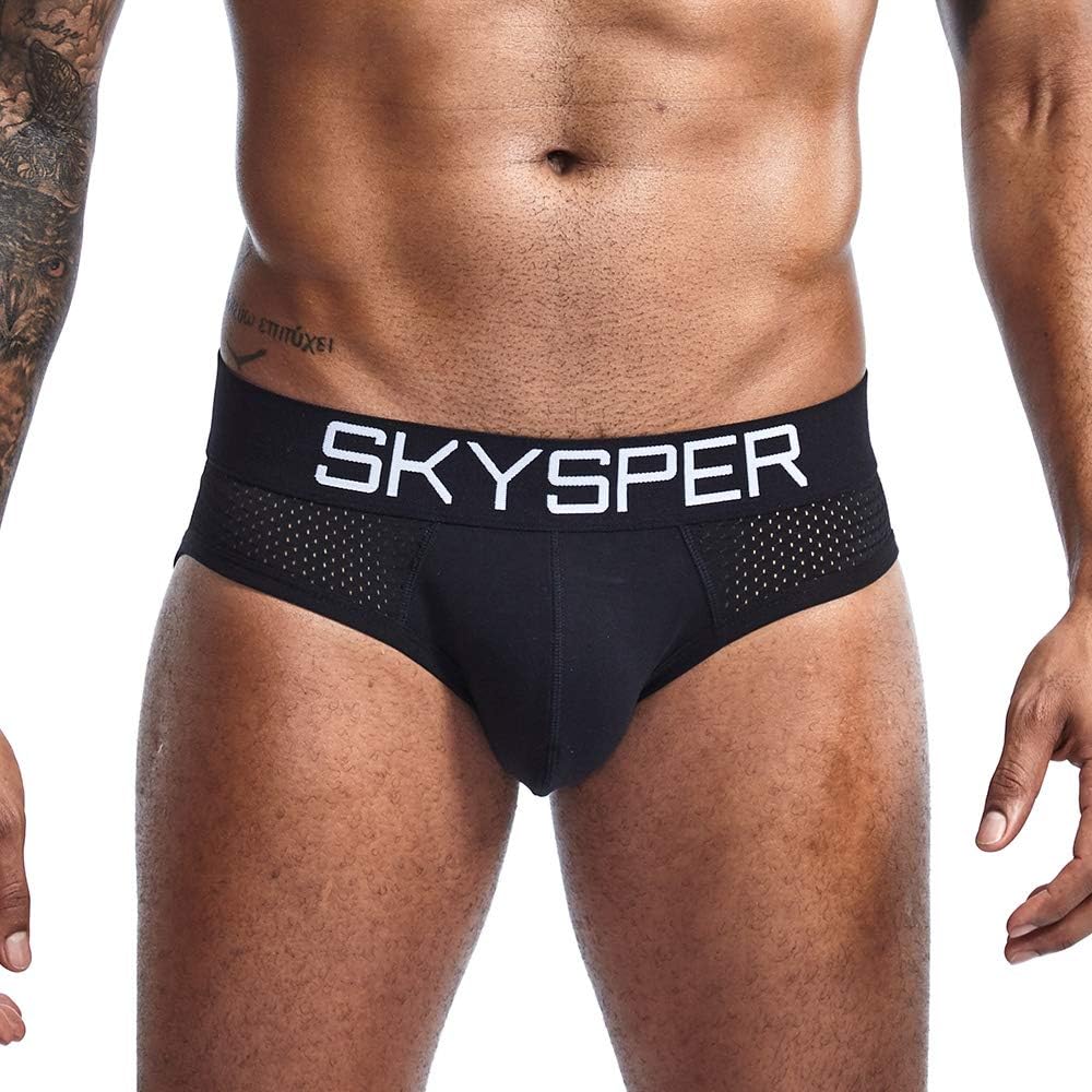 SKYSPER Men's Jockstrap Athletic Supporter Underwear Gym Strap Brief at  Men’s Clothing store