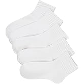 SERISIMPLE Kids Crew Viscose Bamboo Thin Socks School Uniform Basic Soft Anti Odor Boys Girls Breathable Stretch 5 Pairs