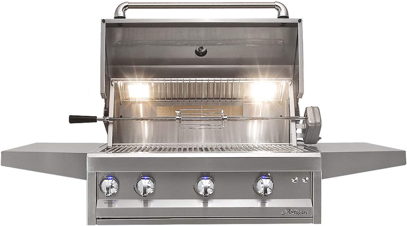 review Al Fresco Artisan Professional Series 32-Inch Built-in Gas Grill with Infrared Sear Zone, Propane (ARTP-32-LP-ART-ISB)