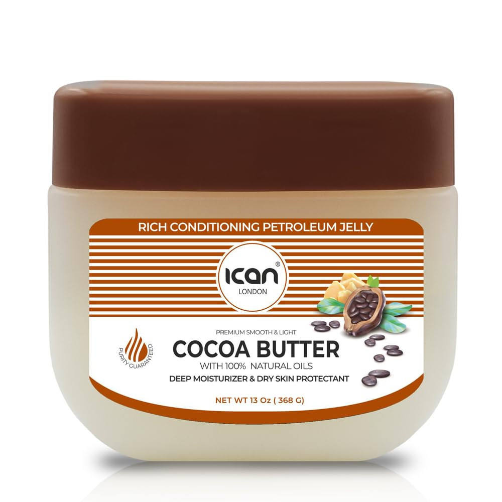 ICAN LONDON COCOA BUTTER 100% PURE PETROLEUM JELLY 368G