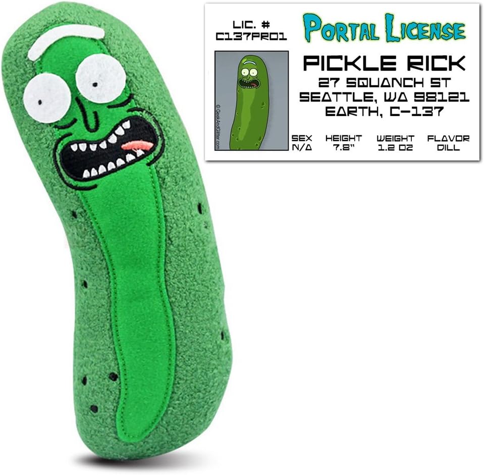 Geek and Glitter Pickle (Pickel Rick)