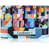 Laojbaba Car Tissues (4 Canisters/200 Tissues/3-Ply) - Disposable Face Towel,Canned Tissue,Perfect For Car Cup Holder…