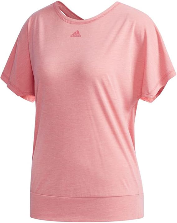 Amazon アディダス トレーニングウェア ヨガ フィットtシャツ Eud09 レディース リアルピンク S18 Cx3646 日本 J S 日本サイズs相当 シャツ 通販