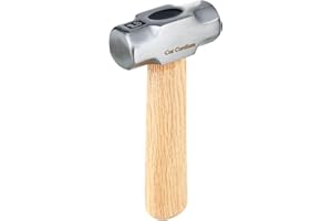 COR CORDIUM Sledge Hammer, Mini Sledge Hammer with Steel Hammer Head and Wood Short Handle, 1LB Crack Hammer for Striking & Home