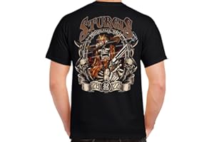 Biker Life Clothing 2022 Sturgis Motorcycle Rally 82nd Anniversary Skull Gun T-Shirt