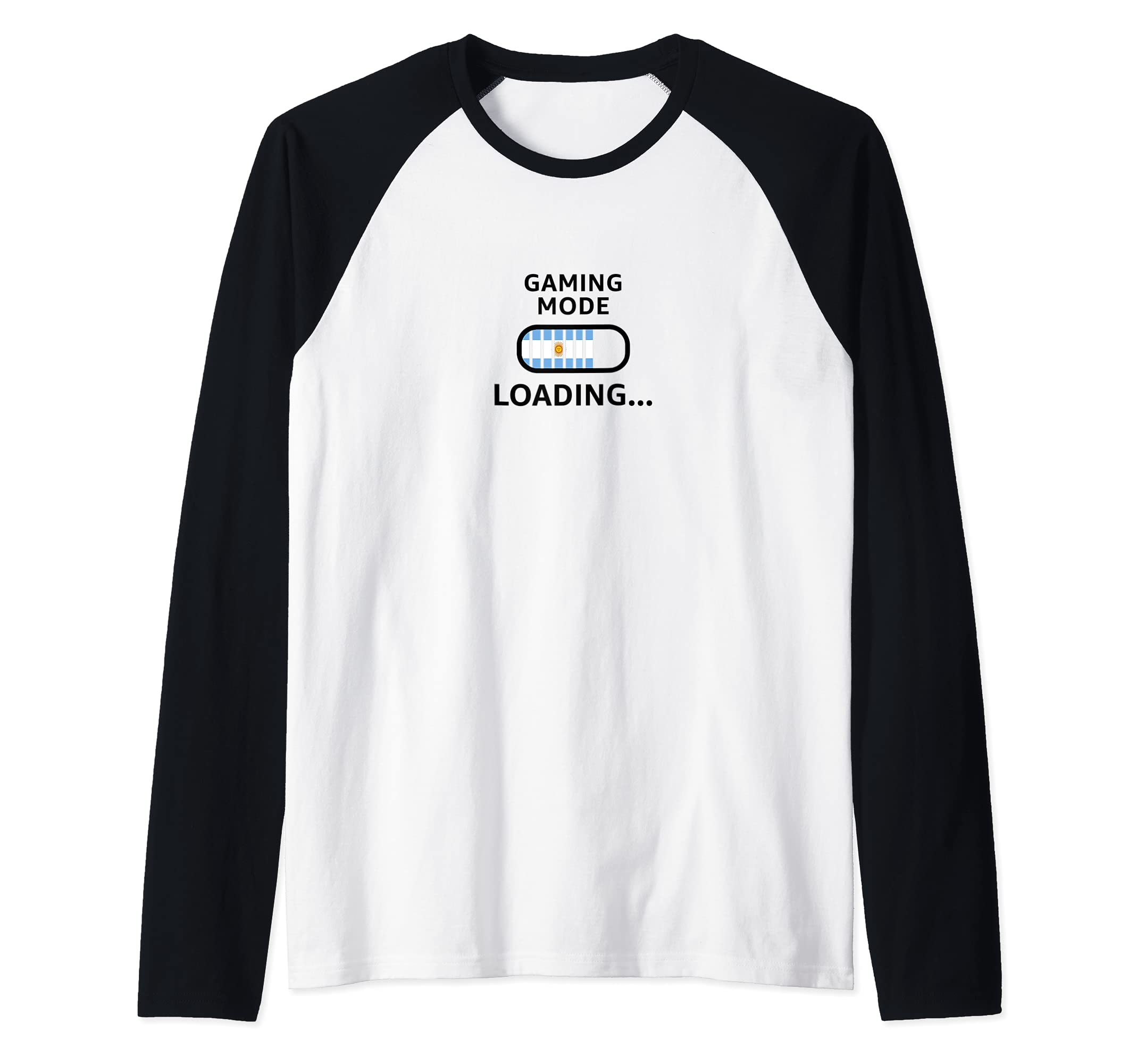 Flag Argentina Raglan Baseball Tee