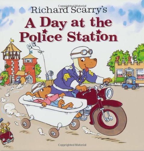 Richard Scarry s A Day at the Police Station (Look-Look)