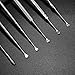 6PCS Ear Pick Earwax Removal Kit, Geengle Ear Care Set, Premium Stainless Steel Ear Curette with Storage Box, a Cleaning Brush Included