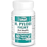 Supersmart - H. Pylori Fight Natural Treatment 20 Billion CFU Per Day - Lactobacillus Reuteri (Probiotic) - Acid Reflux Relie