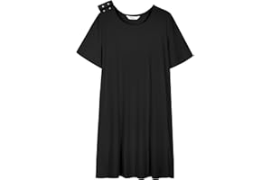 AVIIER 100% Cotton Hospital Gowns for Women Open Back Tear Away Post Shoulder Surgery Dress Adaptive Clothing Nightgowns