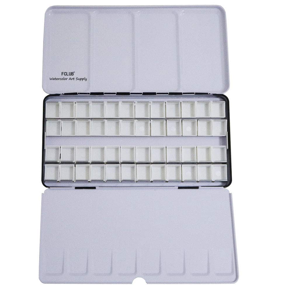 Empty Watercolor Tins Palette Paint Case Large Watercolor