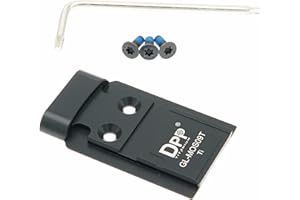 DPP Titanium Mount/Adapter Plate Compatible with Glock 17 19 MOS Holosun 509T