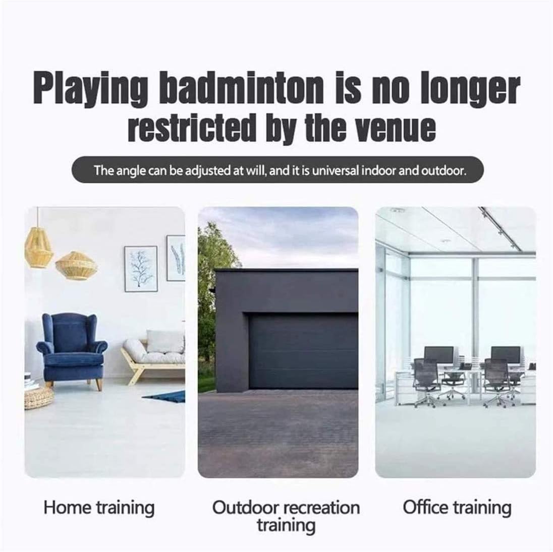 Dongxing Badminton Trainer, Solo EquiSelf-Study Rebound Power Basepment Practice Training Aid Serve Hopper Sport Exercise Base (350) : Sports & Outdoors