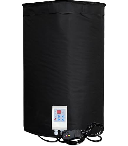 Heated Water Pail BriskHeat DPCS15 Heavy-Duty Silicone Rubber Drum