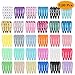 120 Pcs Hair Clips, Anezus Hair Barrettes Colorful Snap Clip Hair Accessories for Women