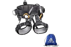 CroSight Climbing Seat Belt, Caving, Rock Climbing and Rappelling Equipment, Body Guard Protect, Rappelling Rescuing Equip