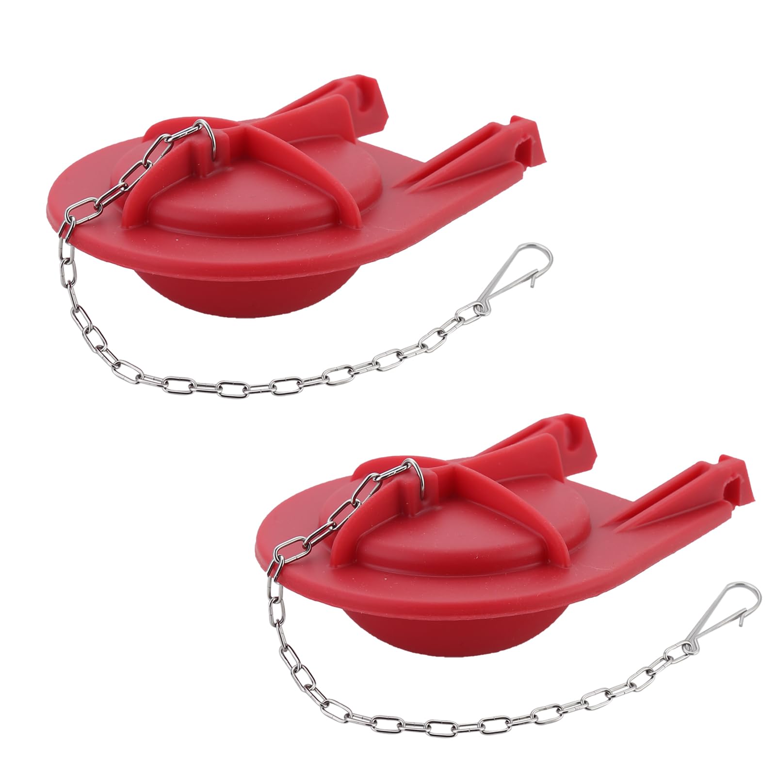 Photo 1 of (2-Pack)3.5-Inch Large style Toilet Flapper Replacement Kit with Chain,Compatible with Kohler GP1039444 Toilet Flapper for One-Piece Toilets with Class Five Technology,Strong Sealing,Red