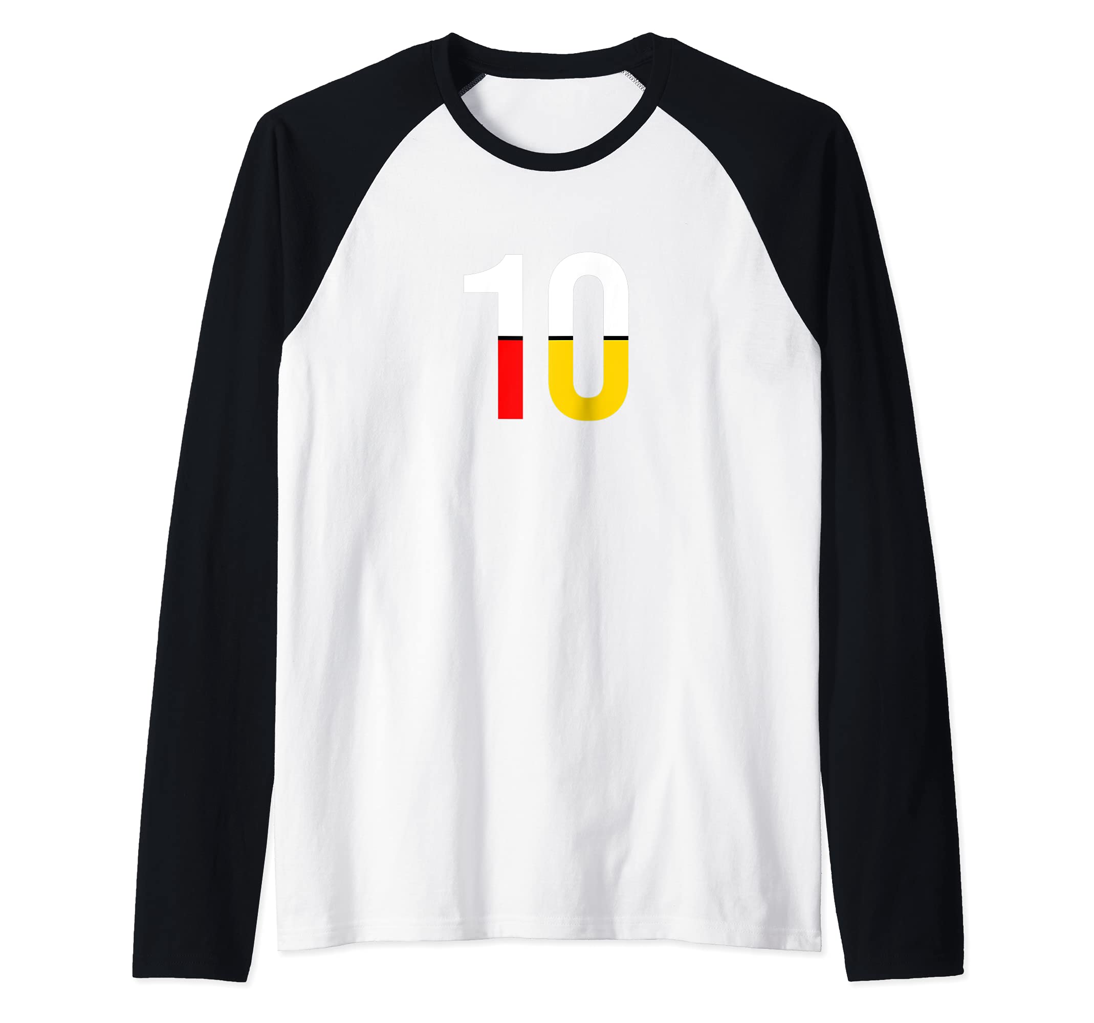 Flag Germany Raglan Baseball Tee