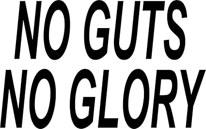 No Guts No Glory Quotes Picture Art Boys Bedroom Peel