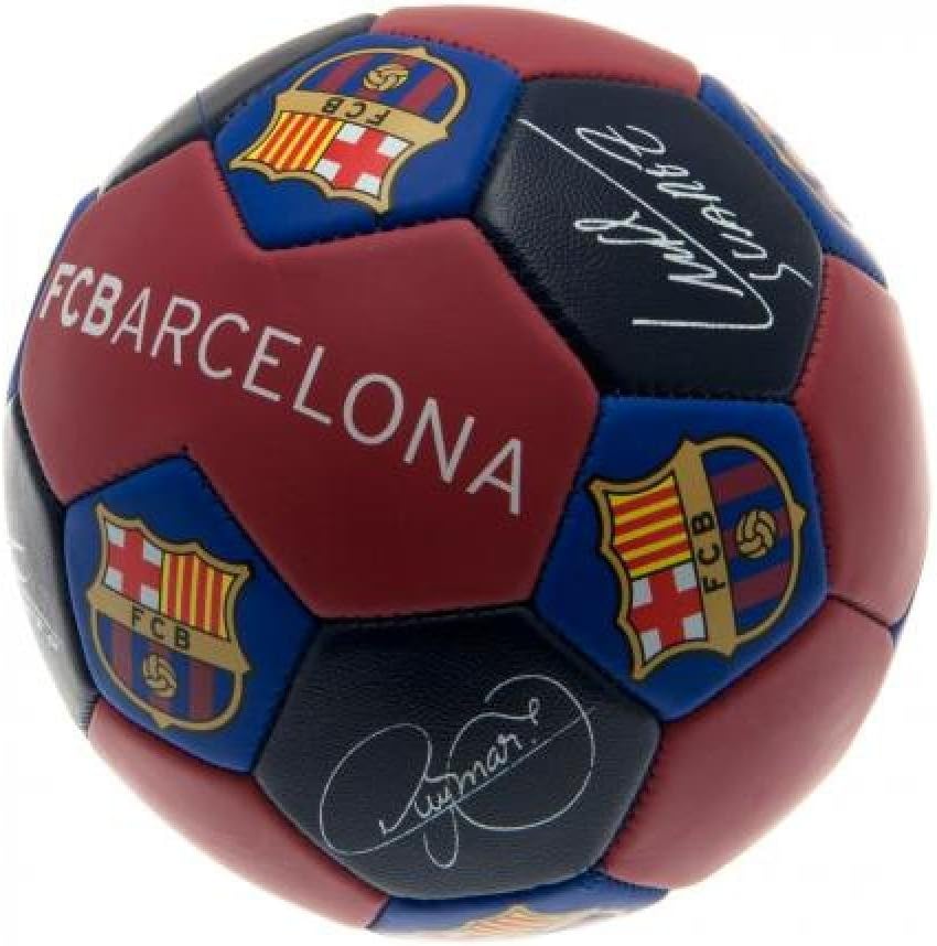 FC Barcelona Official Football Gift Nuskin Football (Size 3) - A Great Christmas / Birthday Gift Idea For Men And Boys