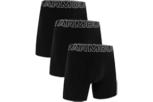 Under Armour Men's Charged Cotton 6-inch Boxerjock 3-Pack