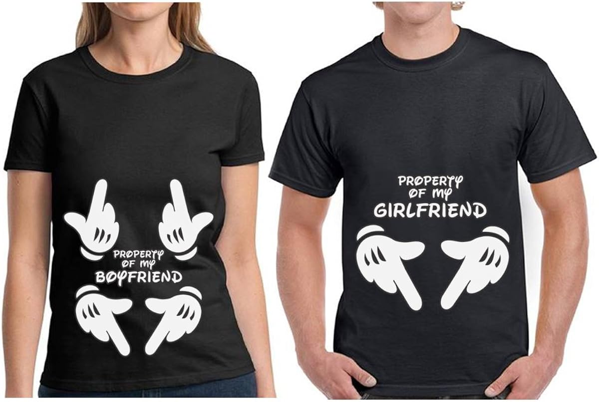 Funny couple t shirts amazon Clearance