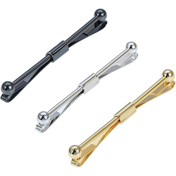 thumbnail image 2 of Men Business Shirt Collar Pin Silver Necktie Tie Clip Bar Brooch Accessories 2 of 13