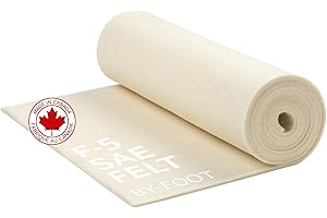 The Felt Store F-5 Industrial Felt – 66 Inch Wide x 1 Foot Long x 1/8 Inch Thick – SAE Pressed Felt for Automotive, Machinery Components