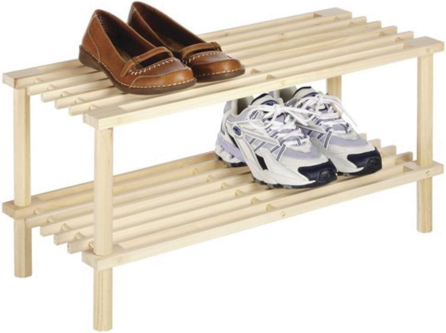 Best 2 Tier Wooden Shoe Rack