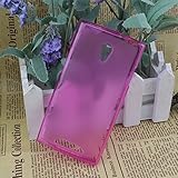 Tip-top? Huawei Ascend Mate 2 Protective Case Transparent Soft Silicone TPU Back Cover Case for Huawei Ascend Mate 2 (Red)