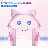 cumunebula Ear Defenders Kids 3-16 Years 28dB SNR Noise Cancelling PinkFox view 2
