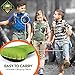 Gypsys Cart Travel Camping Pillow. Ultralight and Ultra Compact Inflatable Cushion Provides You with A Great Night’s Sleep When On The Road Or Trails. Carrying Case Included