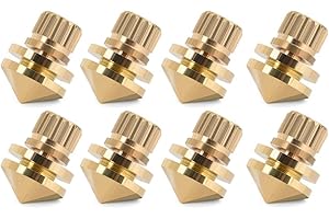 SOCOBETA 8 Pcs Speaker Isolation Copper Speaker Suspension Spikes Isolation Stands Foot Base Pad Sound Boxes Speaker Base pad