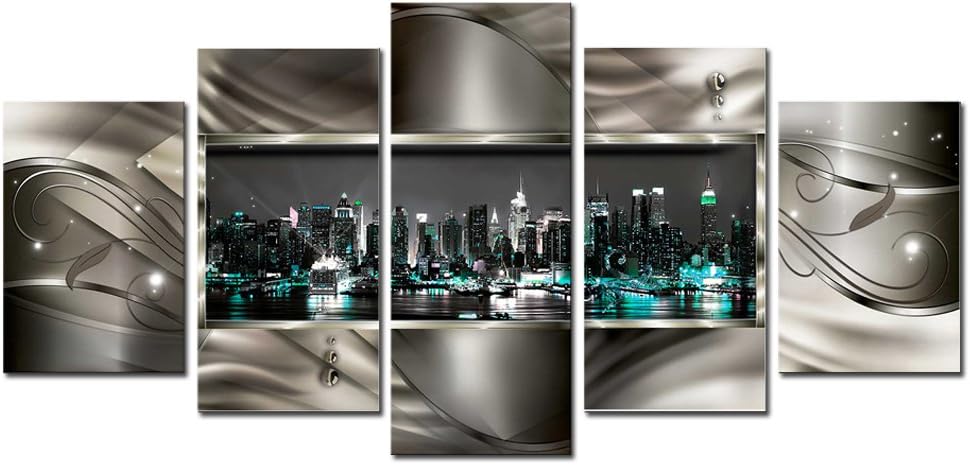 Amazon.com: AWLXPHY Decor New York Wall Art Canvas for Living Room