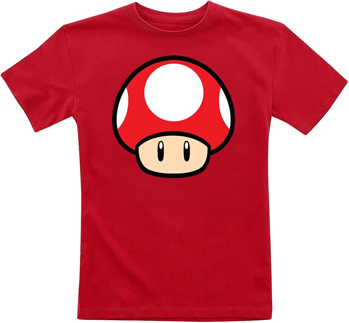 Super Mario Mushroom Unisex TShirt Rosso Amazon.it Abbigliamento