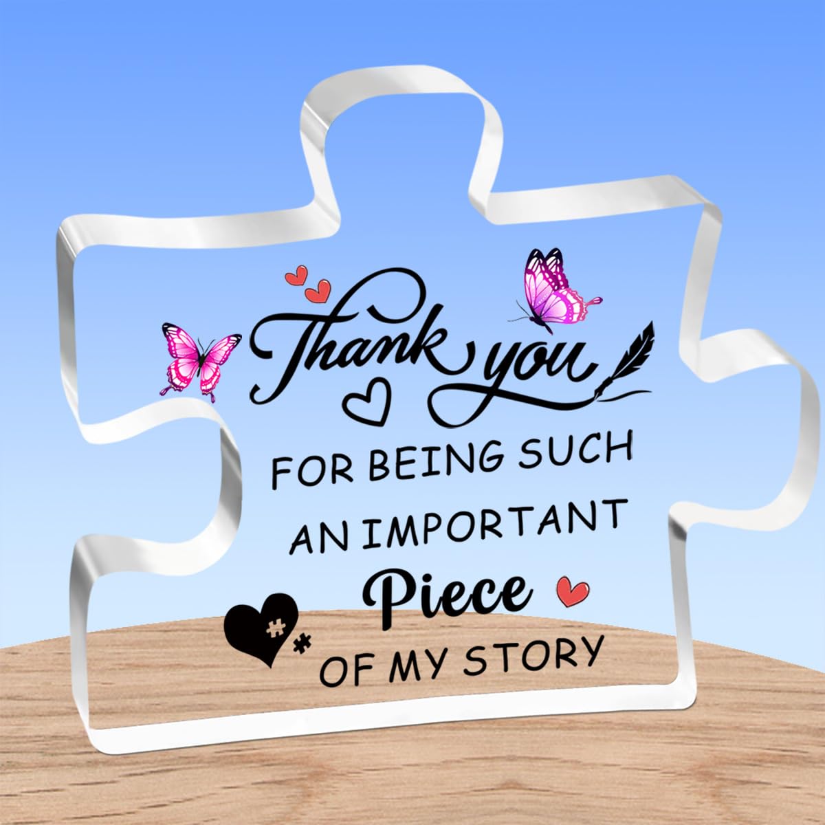 AMZQ Thank You Gifts for Women Teacher Appreciation Gifts Thank You for Being Such An Important Part of My Story