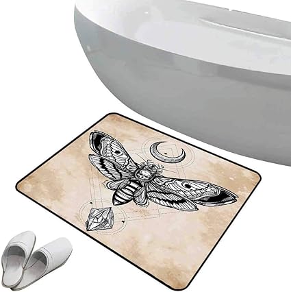Alfombra de baño antideslizante de felpudo Decoración de fantasía