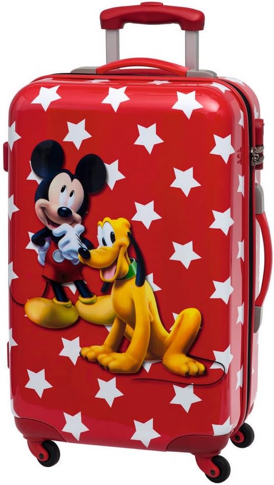 Disney Suitcase, 67 cm, 53 Liters, Red Amazon.co.uk Luggage