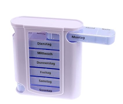 Osma Pillen-/ Tablettenbox 13x11x4cm Wocheneinteilung