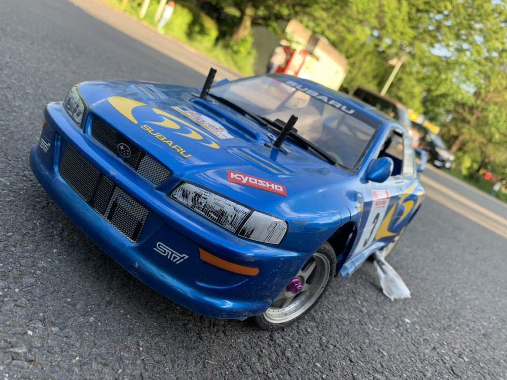 超希少 京商 エンジン ラジコンカー マンティスff サーボ 超激安 受信機 プロポ付き インプレッサ 好調 1 10 走行可能 B07rtnh8wk Gp