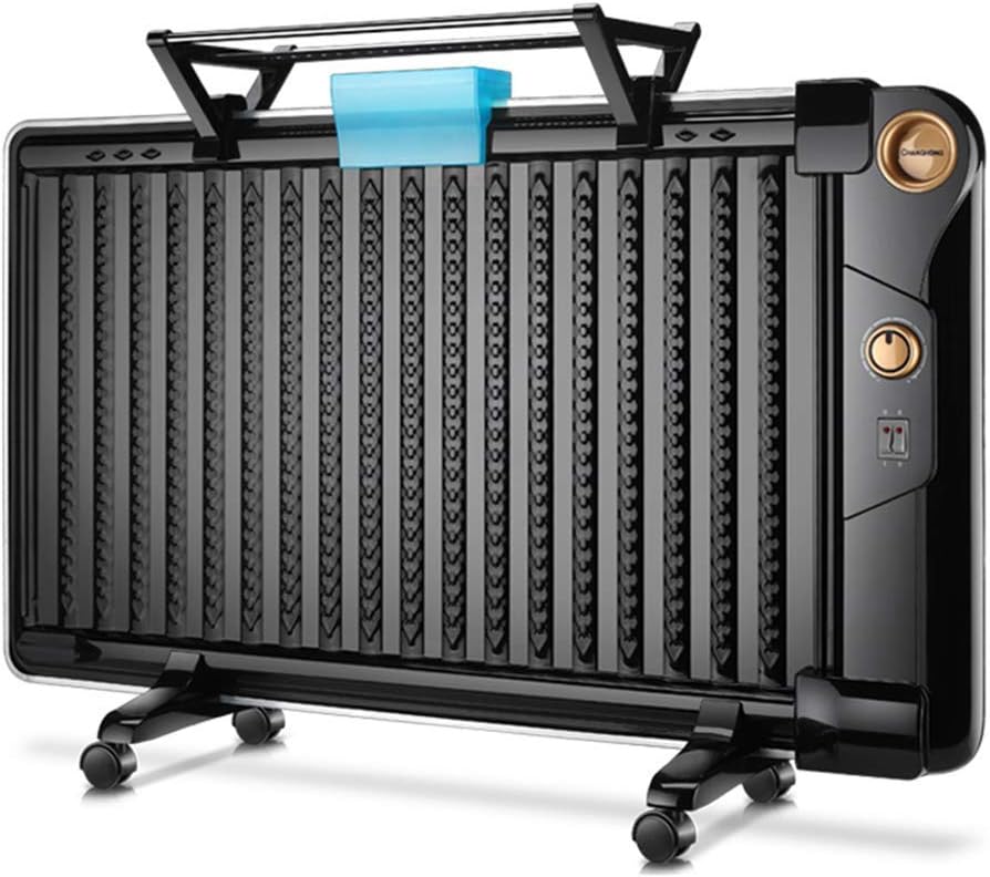 Huoduoduo Radiator, Thin Plate Cooler, Home 1800W, 3 Power Settings, Dumping Automatic, Size: 63 * 99Cm [Energy Class A]