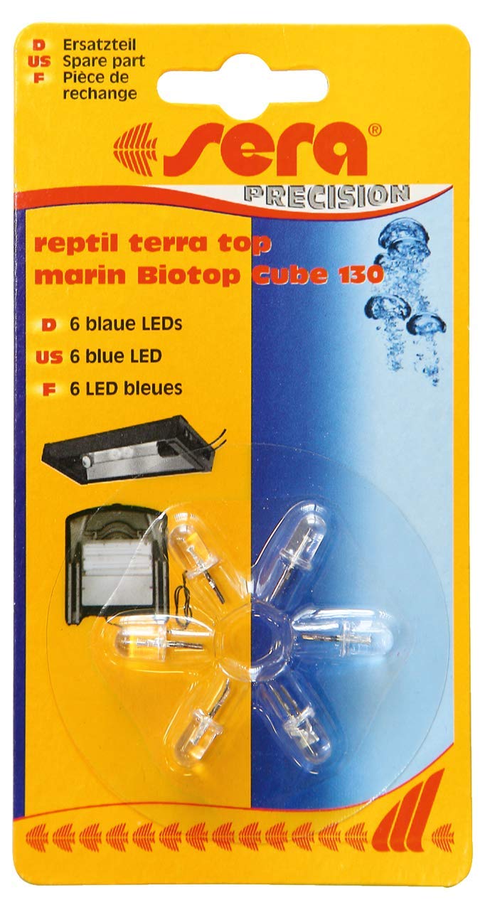sera LEDs blue, pack of 6.